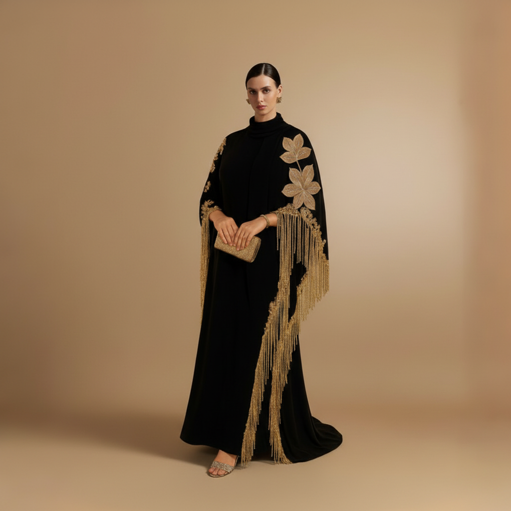 Rhinestone decoration style on evening dress and fashion garment panel